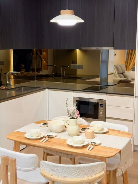 Service Residence for Rent at TRX Residences - Harper Tan - Kitchen - PropertyGuru.com.my