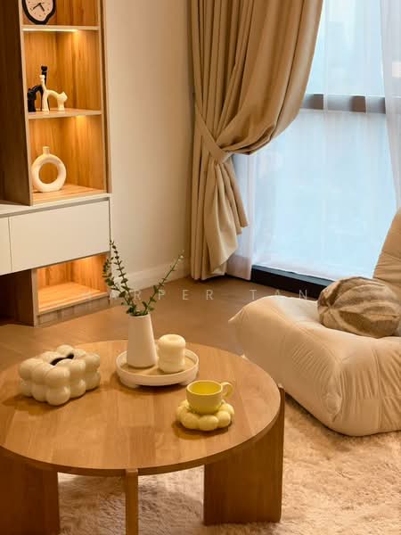 Service Residence for Rent at TRX Residences - Harper Tan - Living Room - PropertyGuru.com.my