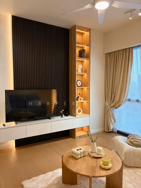 Service Residence for Rent at TRX Residences - Harper Tan - Living Room - PropertyGuru.com.my