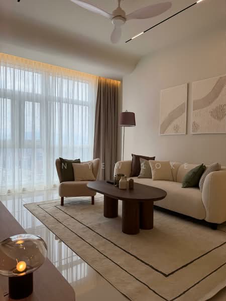 Service Residence for Rent at Met 1 Residences - Mun Yew Loke - Living Room - PropertyGuru.com.my