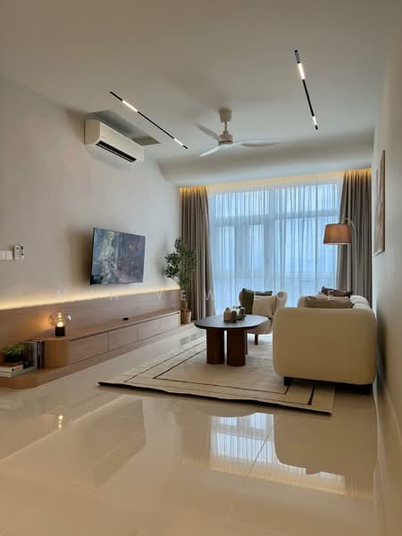 Service Residence for Rent at Met 1 Residences - Mun Yew Loke - Living Room - PropertyGuru.com.my