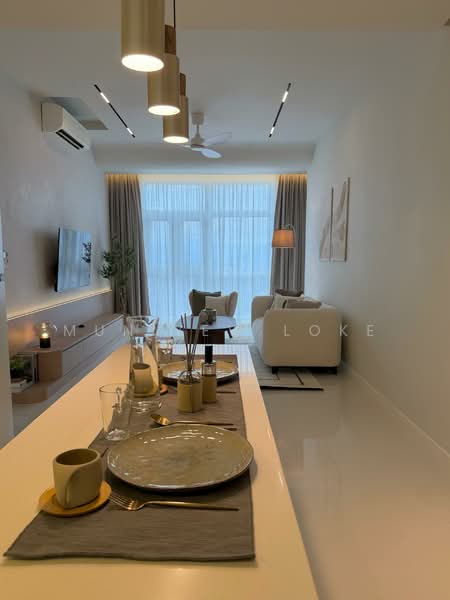 Service Residence for Rent at Met 1 Residences - Mun Yew Loke - Living Room - PropertyGuru.com.my