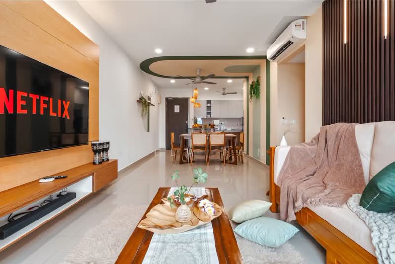 Servis Apartment untuk Dijual di Causewayz Square @ JBCC - Bella Tan - Living Room - PropertyGuru.com.my