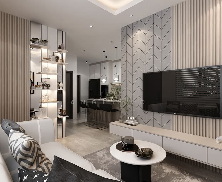 Service Residence for Sale at Nexus Taman Pertama - Angel Ko - Living Room - PropertyGuru.com.my