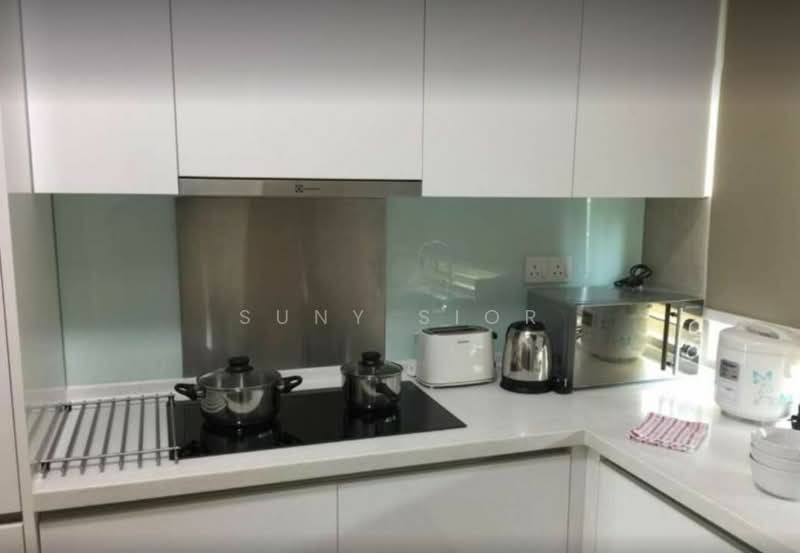 Service Residence for Rent at Afiniti Residences - Suny Sior - Kitchen - PropertyGuru.com.my