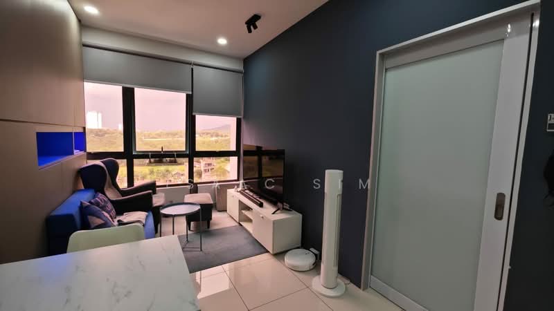 Service Residence for Rent at Kiara Plaza - Isaac Sim - Living Room - PropertyGuru.com.my