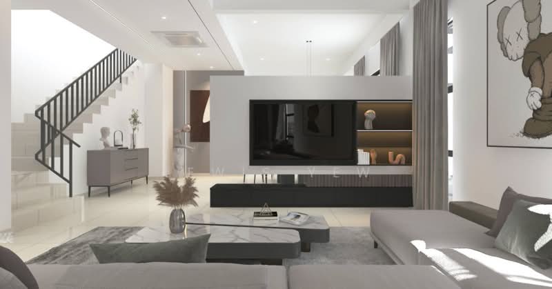 3-storey Terraced House for Sale in Cyberjaya (Selangor) - Lewis Yew - Living Room - PropertyGuru.com.my