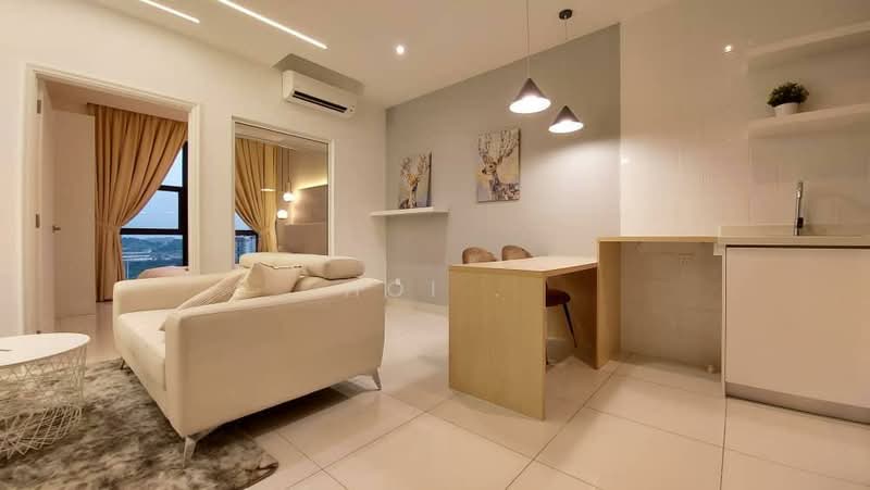 Servis Apartment untuk Dijual di Arte Mont Kiara - Hoi . - Living Room - PropertyGuru.com.my