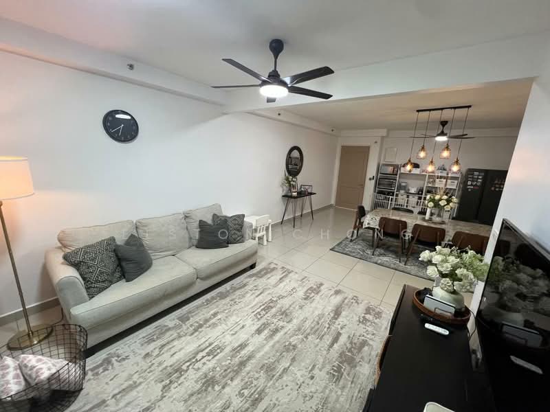 Apartment for Sale at Austin Suites (Permata Austin) - Elston Chong - Living Room - PropertyGuru.com.my