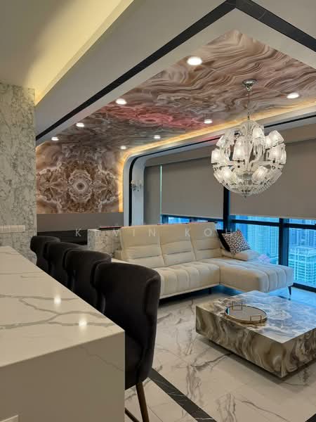 Servis Apartment untuk Disewa di TRX Residences - Kevin Koh - Living Room - PropertyGuru.com.my