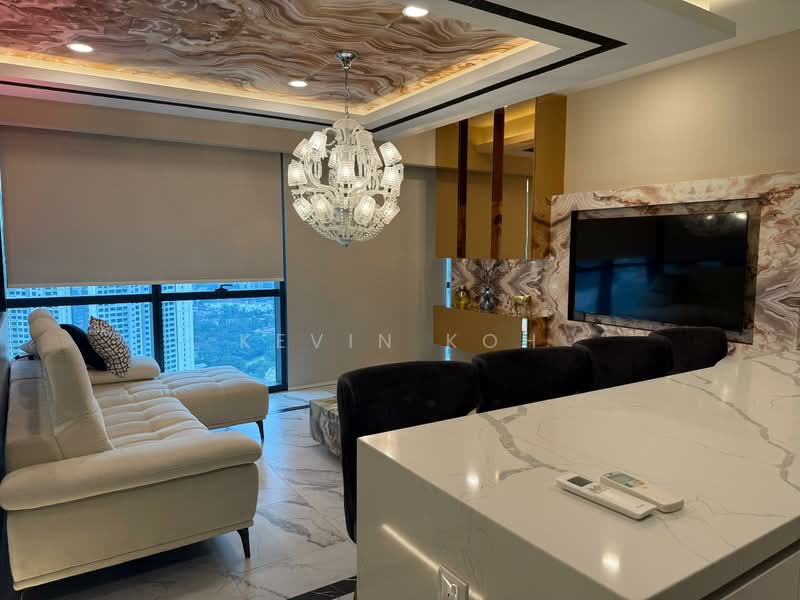 Servis Apartment untuk Disewa di TRX Residences - Kevin Koh - Living Room - PropertyGuru.com.my