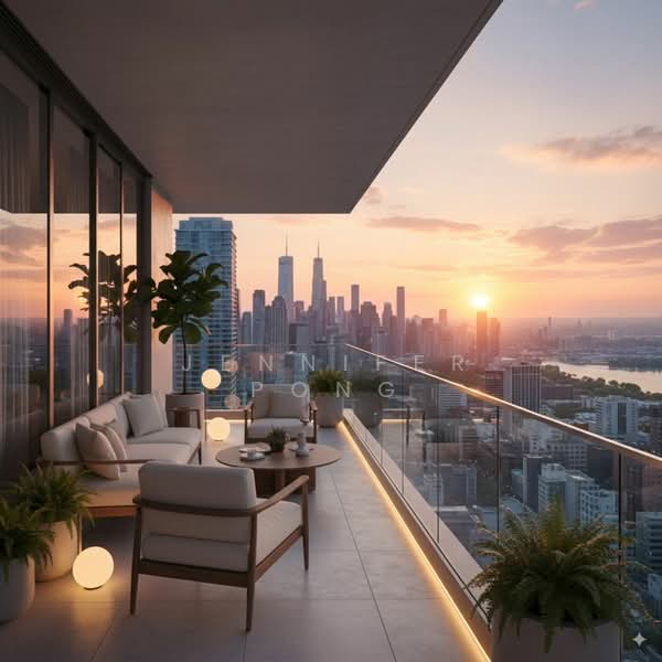 Servis Apartment untuk Dijual di PJ Midtown - Jennifer Pong - Balcony - PropertyGuru.com.my