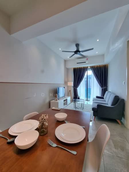 Servis Apartment untuk Dijual di Ooak Serviced Apartments @ Kiara 163 - John Lam - Living Room - PropertyGuru.com.my