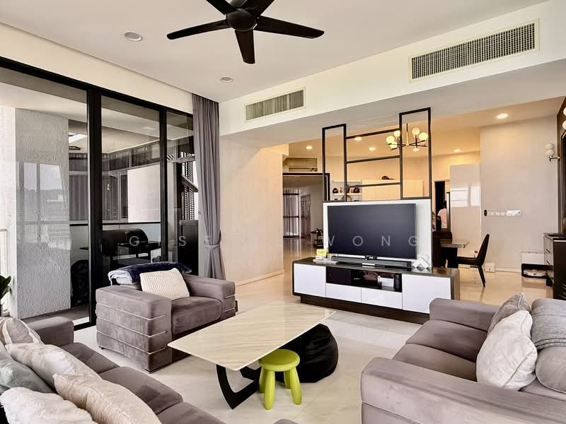 Kondominium untuk Disewa di Setia V Residences - Giselle Wong - Living Room - PropertyGuru.com.my