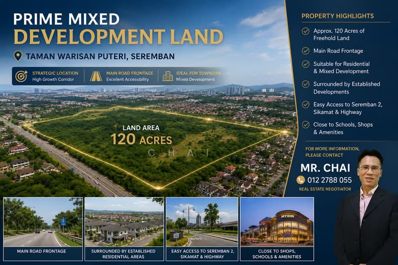Tanah Kediaman untuk Dijual di Seremban (Negeri Sembilan) - Chai . - Exterior - PropertyGuru.com.my