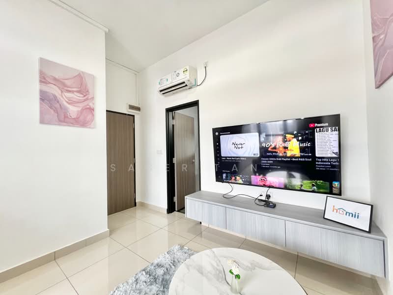 Servis Apartment untuk Dijual di Twin Tower Residence - SASER TAN. - Living Room - PropertyGuru.com.my