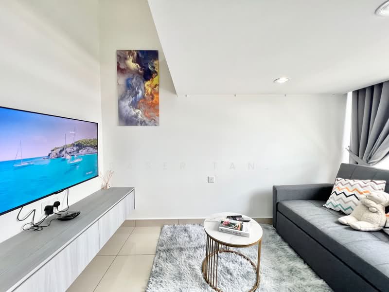 Servis Apartment untuk Dijual di Twin Tower Residence - SASER TAN. - Living Room - PropertyGuru.com.my