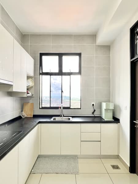 Servis Apartment untuk Dijual di Twin Tower Residence - SASER TAN. - Kitchen - PropertyGuru.com.my