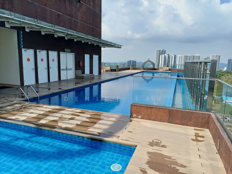 Servis Apartment untuk Disewa di Afiniti Residences - Denice Tan - Pool - PropertyGuru.com.my
