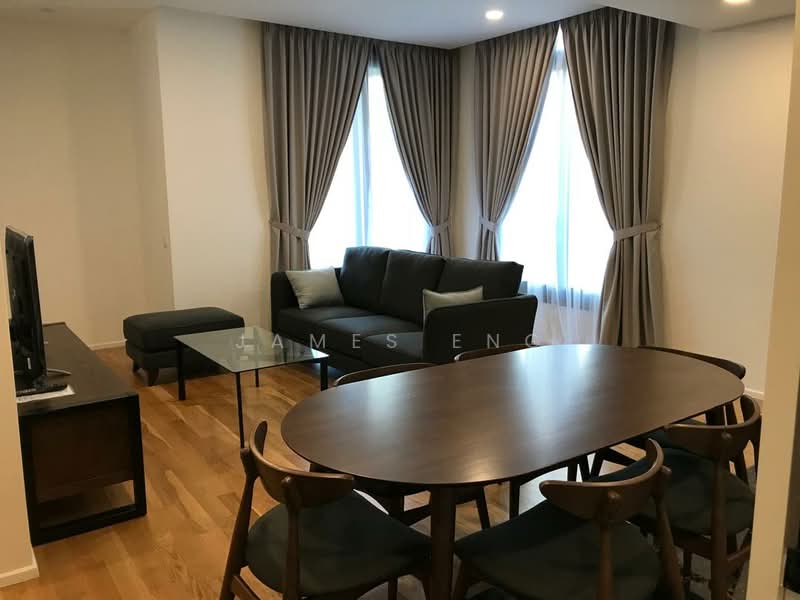 Service Residence for Rent at Arcoris Residences - James Eng - Living Room - PropertyGuru.com.my