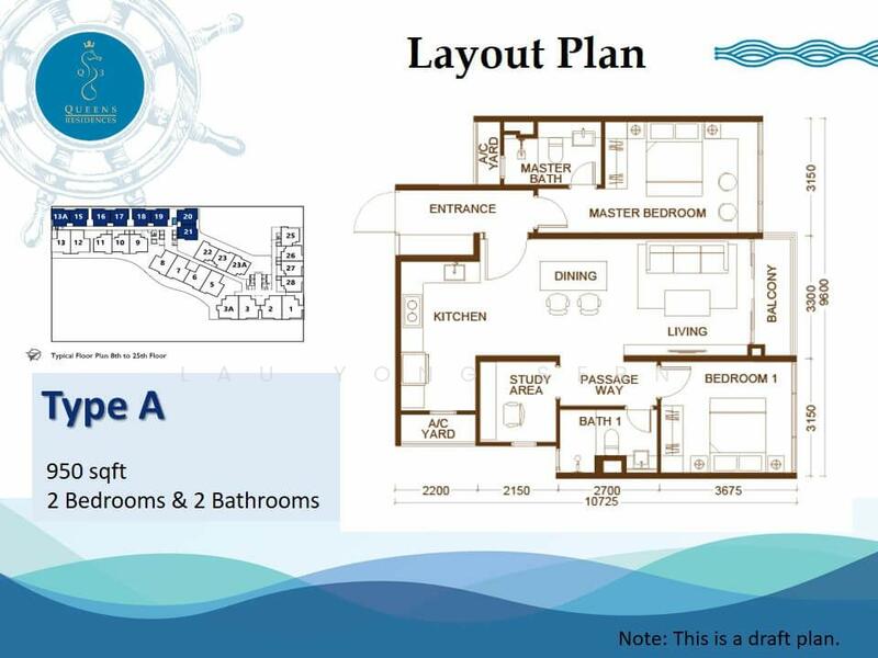 Condominium for Sale at Queens Residences Q3 @ Queens Waterfront - Yong Sern - PropertyGuru.com.my