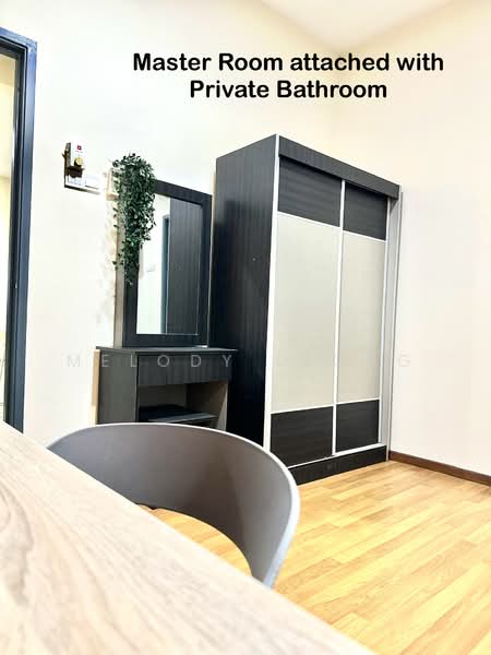 Service Residence for Rent at Greenz (Residensi Flora) @ One South - Melody Leong - Master Bedroom - PropertyGuru.com.my