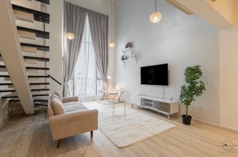 Service Residence for Rent at The Scott Garden SOHO - Vaness Chin - Living Room - PropertyGuru.com.my