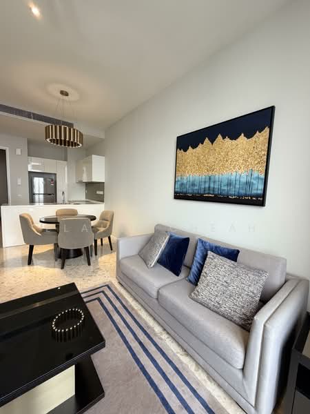 Service Residence for Rent at Pavilion Ceylon Hill - Elaine Cheah - Living Room - PropertyGuru.com.my