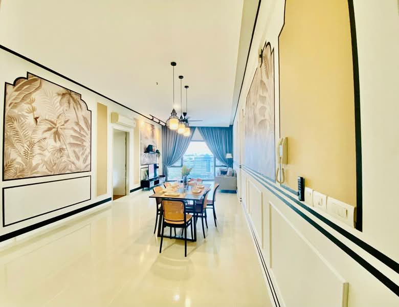 Service Residence for Rent at Sapphire Paradigm - Izzaza Izzati - Living Room - PropertyGuru.com.my