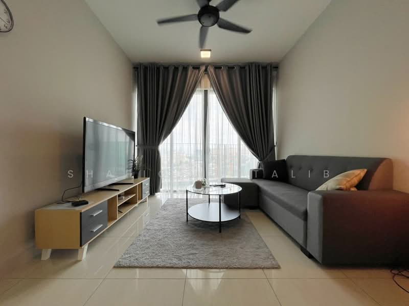 Service Residence for Sale at Datum Jelatek (LINQ Sky Residence) - Shafiq Muttalib - Living Room - PropertyGuru.com.my