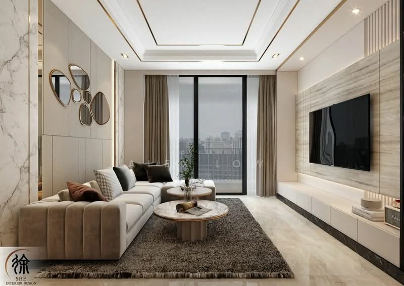 Kondominium untuk Disewa di Sunway GeoSense - Alex Low - Living Room - PropertyGuru.com.my