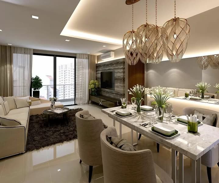 Kondominium untuk Disewa di Sunway GeoSense - Alex Low - Living Room - PropertyGuru.com.my