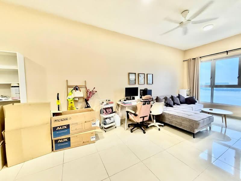 Service Residence for Sale at SkyLake Residence - Fazie Noor - Living Room - PropertyGuru.com.my