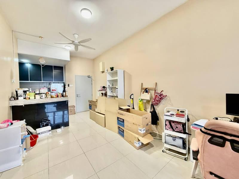 Service Residence for Sale at SkyLake Residence - Fazie Noor - Living Room - PropertyGuru.com.my