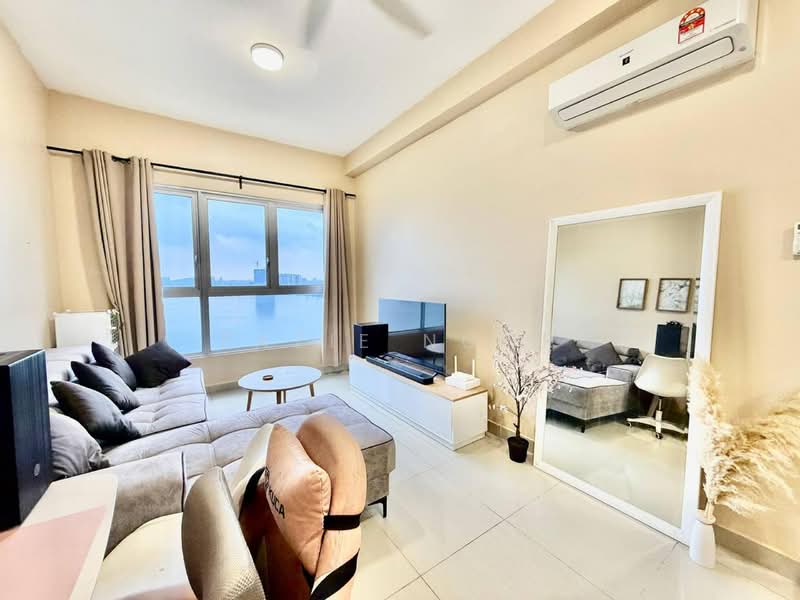 Service Residence for Sale at SkyLake Residence - Fazie Noor - Living Room - PropertyGuru.com.my