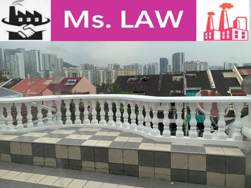 Rumah Teres 2-Tingkat untuk Dijual di Sungai Ara (Penang) - Aeon Law Ai - Balcony - PropertyGuru.com.my