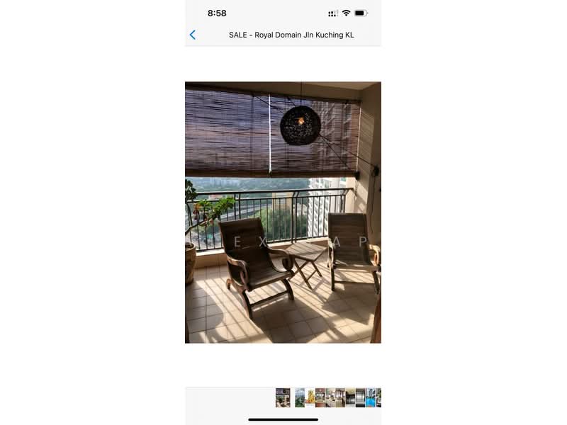 Condominium for Sale at Royal Domain Sri Putramas 2 - Alex Yap - Balcony - PropertyGuru.com.my