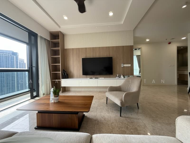 Service Residence for Rent at TRX Residences - Caesar Jing Yi Tan - Living Room - PropertyGuru.com.my