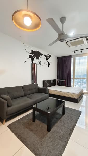 Servis Apartment untuk Disewa di Pinnacle Petaling Jaya - Cherry Fan - Living Room - PropertyGuru.com.my