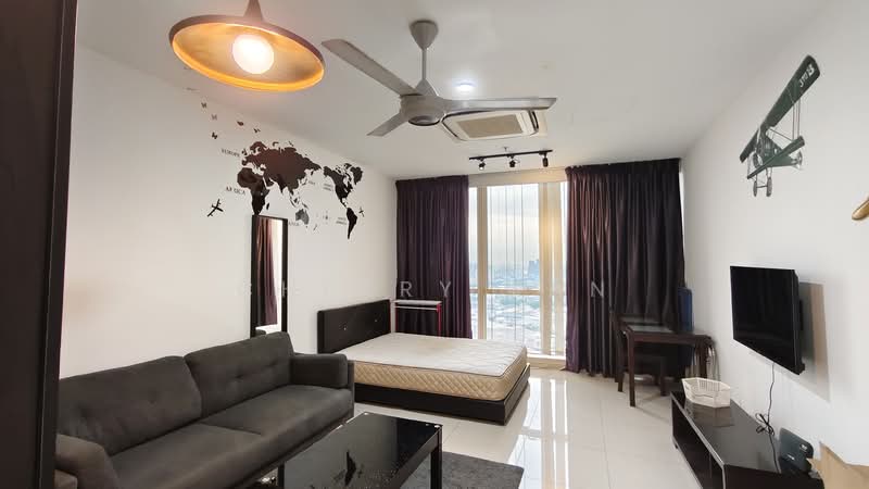 Servis Apartment untuk Disewa di Pinnacle Petaling Jaya - Cherry Fan - Living Room - PropertyGuru.com.my