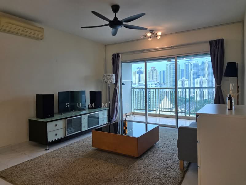 Service Residence for Rent at Kiara Designer Suites - Summer Tan - Living Room - PropertyGuru.com.my