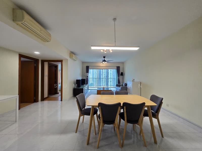 Service Residence for Rent at Kiara Designer Suites - Summer Tan - Living Room - PropertyGuru.com.my