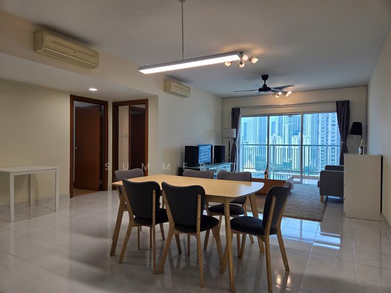 Service Residence for Rent at Kiara Designer Suites - Summer Tan - Living Room - PropertyGuru.com.my