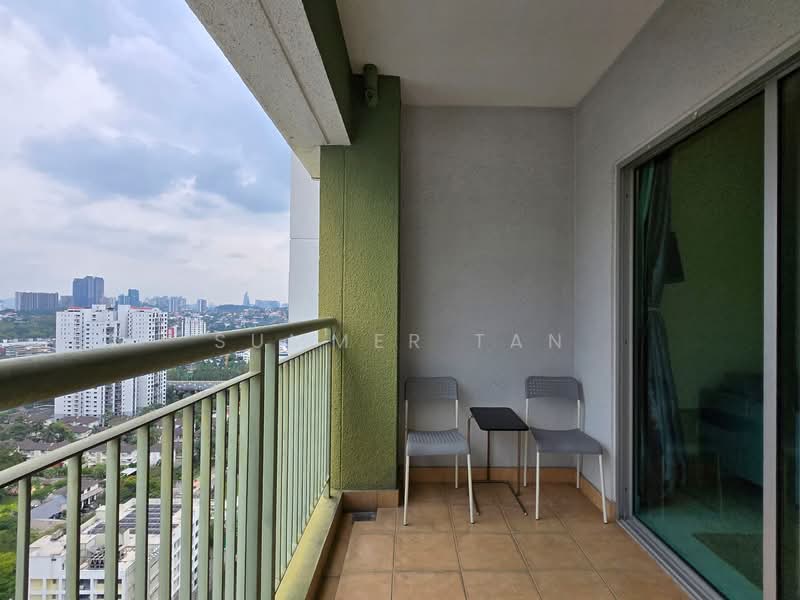 Service Residence for Rent at Kiara Designer Suites - Summer Tan - Balcony - PropertyGuru.com.my