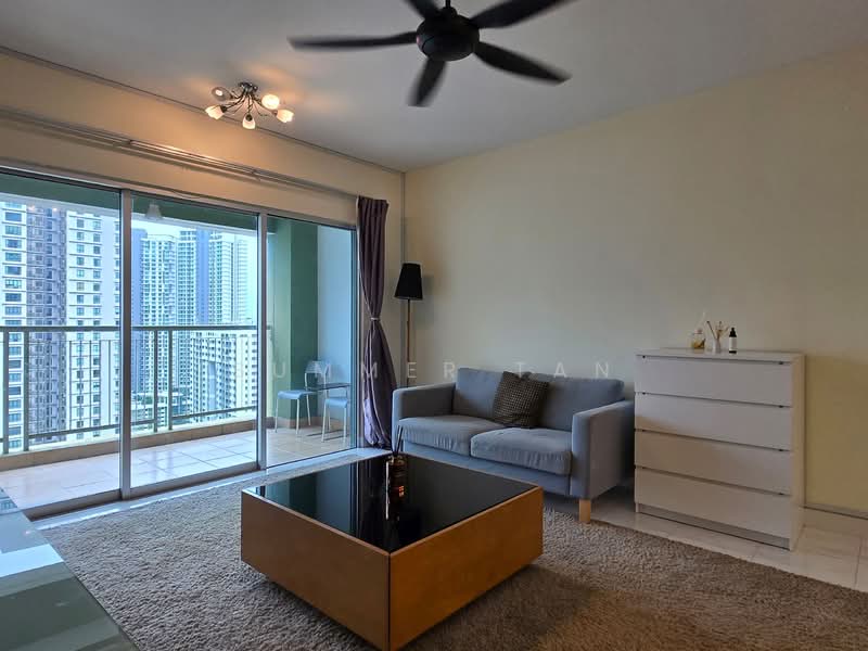 Service Residence for Rent at Kiara Designer Suites - Summer Tan - Living Room - PropertyGuru.com.my
