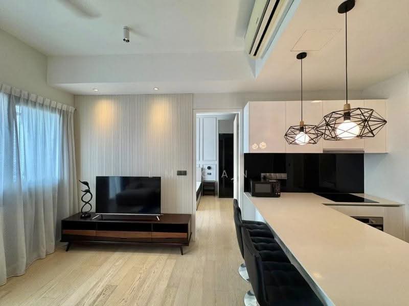 Kediaman Servis untuk Disewa di Star Residences One - LM Gan - Living Room - PropertyGuru.com.my