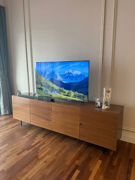 Service Residence for Rent at Straits Residences - Hoy Meng - Living Room - PropertyGuru.com.my