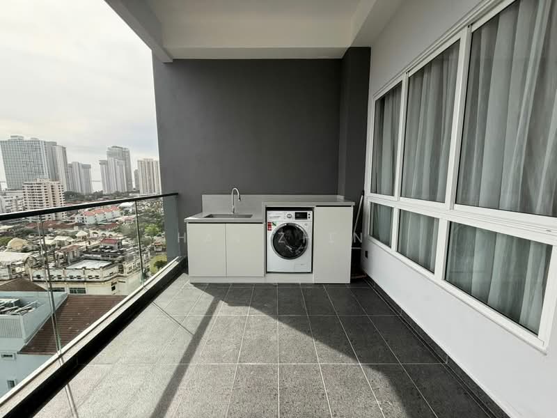 Condominium for Rent at Codrington Residence - Han Zhen - Balcony - PropertyGuru.com.my