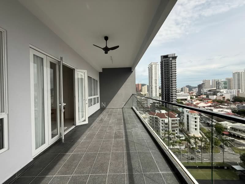 Condominium for Rent at Codrington Residence - Han Zhen - Balcony - PropertyGuru.com.my