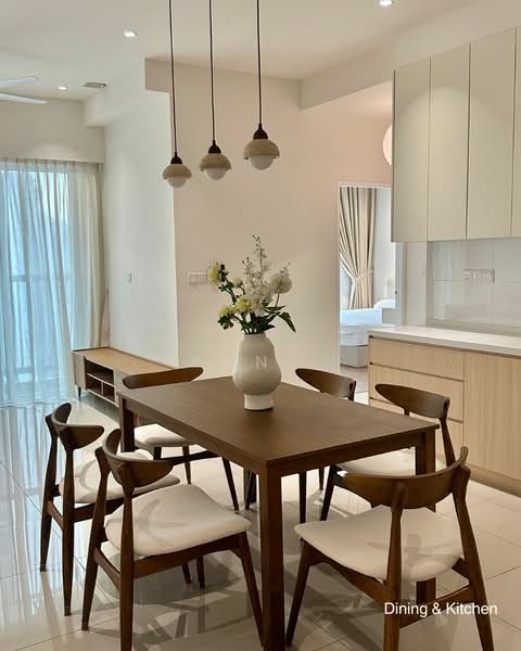 Service Residence for Rent at 121 Residences - Yan . - Dining Room - PropertyGuru.com.my